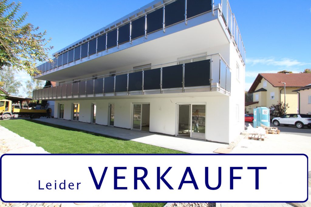 Geisenhausen Zentrum: gehobene 3-Zimmer-Wohnung mit großer Terrassse, Provisionsfrei