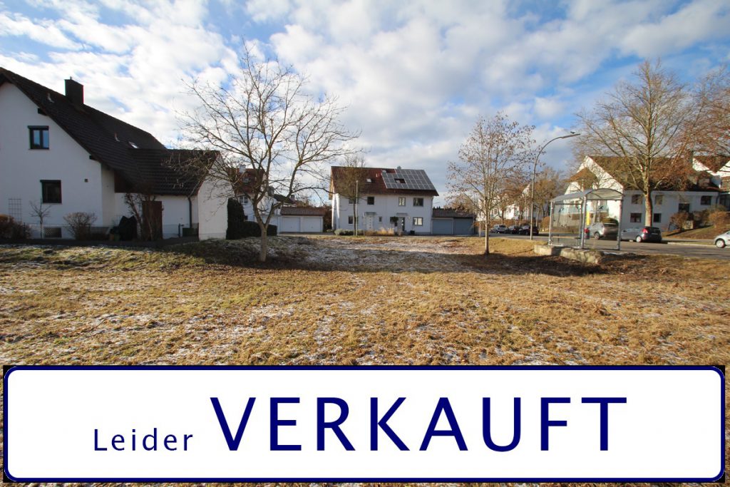 Baugrundstück mit 859 m² im gefragten Stadtteil Landshut West.
