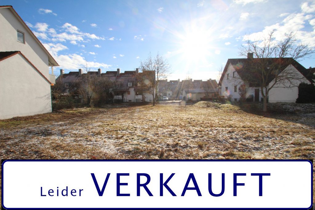 Baugrundstück mit 859 m² im gefragten Stadtteil Landshut West.